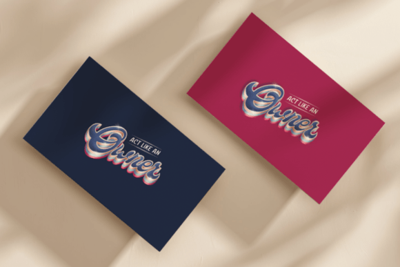 Beige Business Cards Mockup PSD