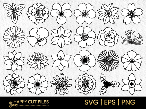 Birthday Celebration Made Simple: Exploring the Birth Flowers Svg Bundle 24 New Design