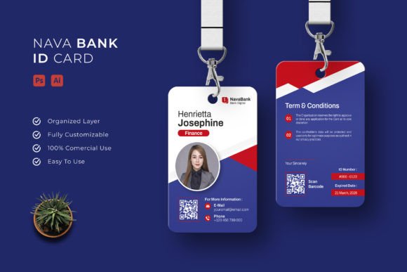 Elevate Your Professional Identity with Nava Bank ID Card Templates