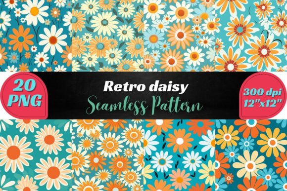 Evaluating the Retro Daisy Seamless Pattern for Modern Design Projects