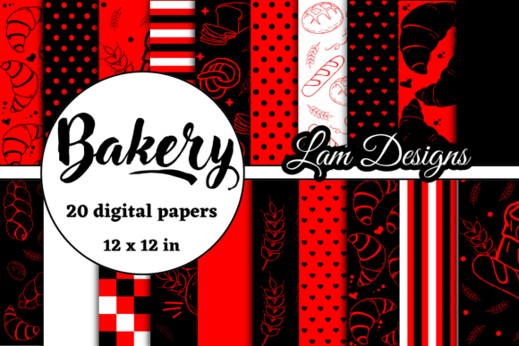 Hand-drawn Bakery Digital Papers: A Strategic Asset for Brand Identity and Creative Operations