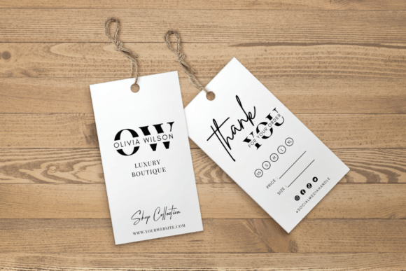 Minimal Simple Clothing Price Labels: Streamlining Your Brand’s Identity
